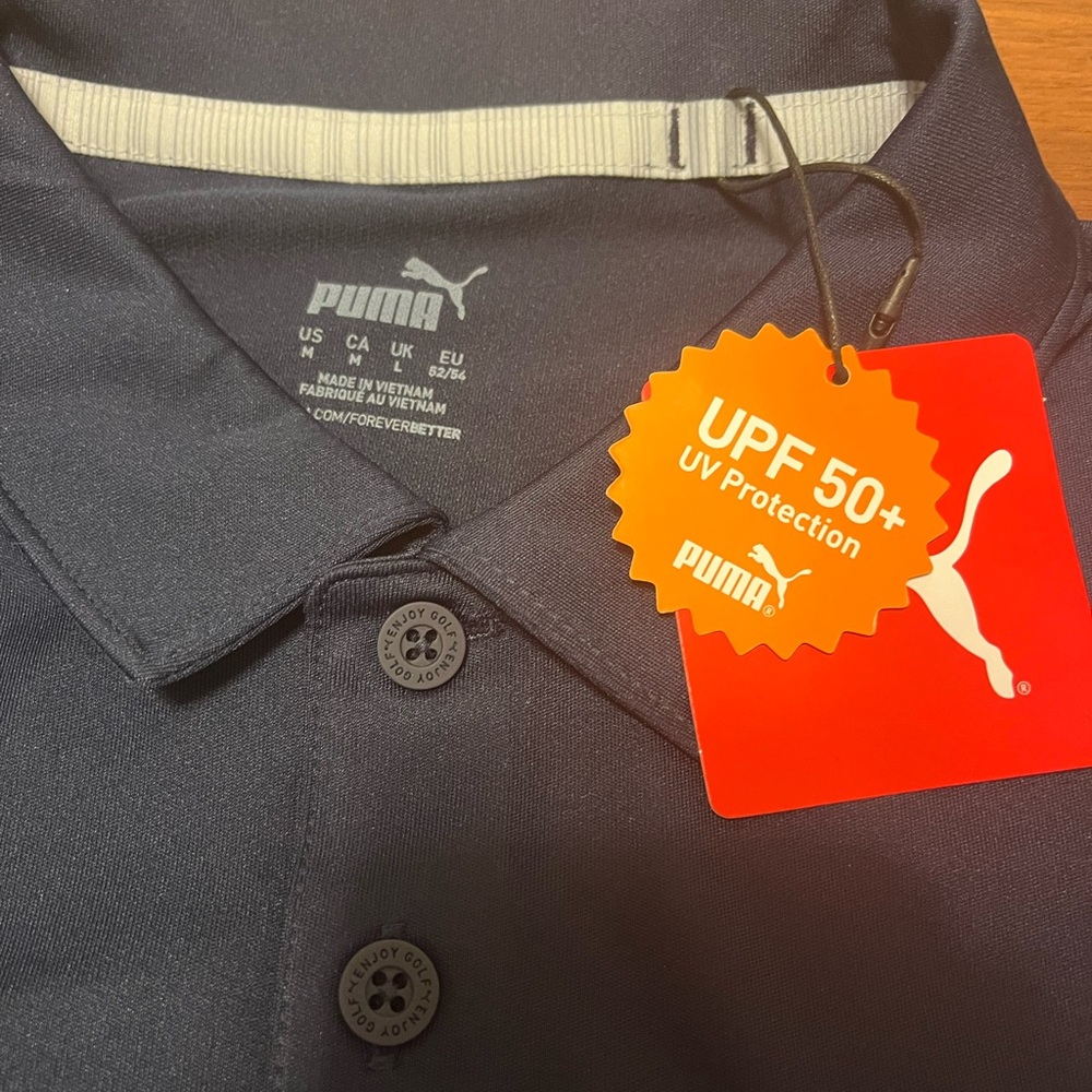 NWT PUMA GOLF - navy polo